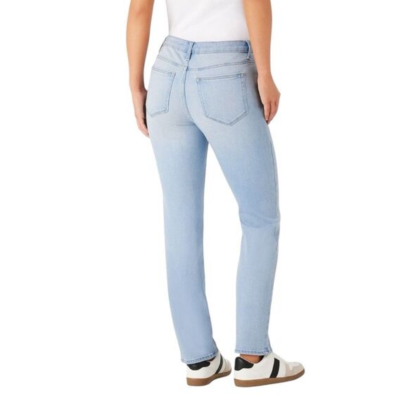 Member's Mark Women's Straight Jeans - Light Wash - Size 6 - Picture 3 of 13